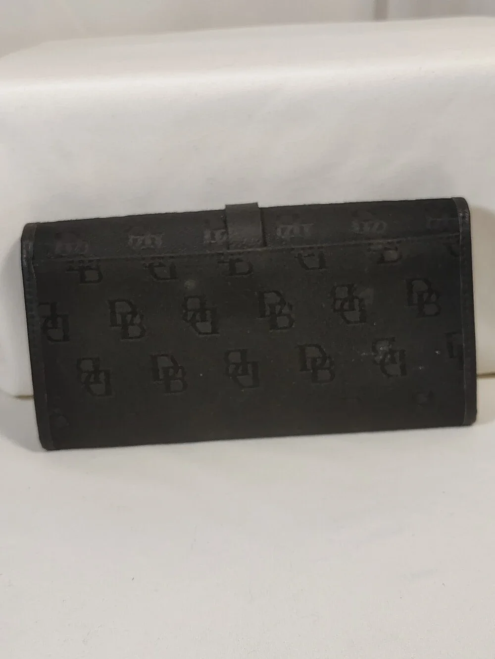 Dooney & Bourke Black triple bi fold wallet